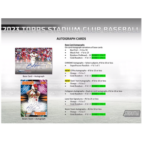 2023 Topps Stadium Club Baseball Hobby Compact Box
