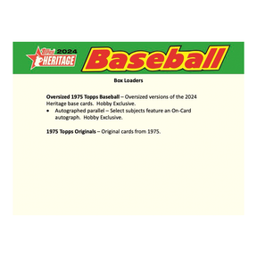 2024 Topps Heritage Baseball Hobby Box